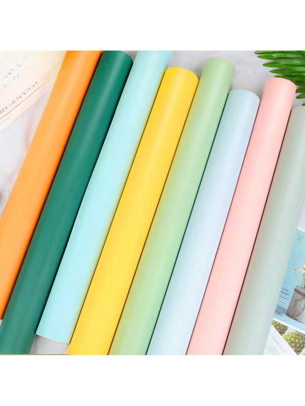 1 Roll Of Self-Adhesive Wallpaper, Solid Color Cloth Pattern, Self-Adhesive Contact Paper, Peeling And Pasting, Waterproof And Removable Living Room Kitchen Bedroom Dormitory Wallpaper, Furniture Renovation Wallpaper Home Decoration Stickers Multicolor